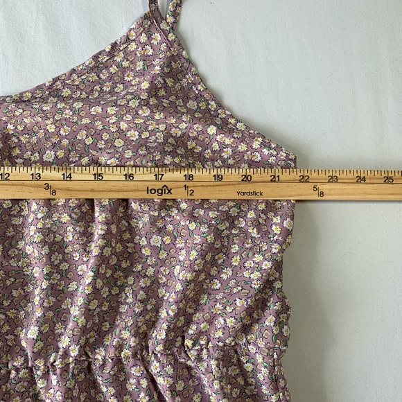SHEIN CURVE 4XL FLORAL SPAGHETTI STRAP DRESS MINI / MIDI - Picture 5 of 8
